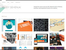Tablet Screenshot of beckysehenuk.com